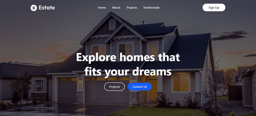 Real Estate Website